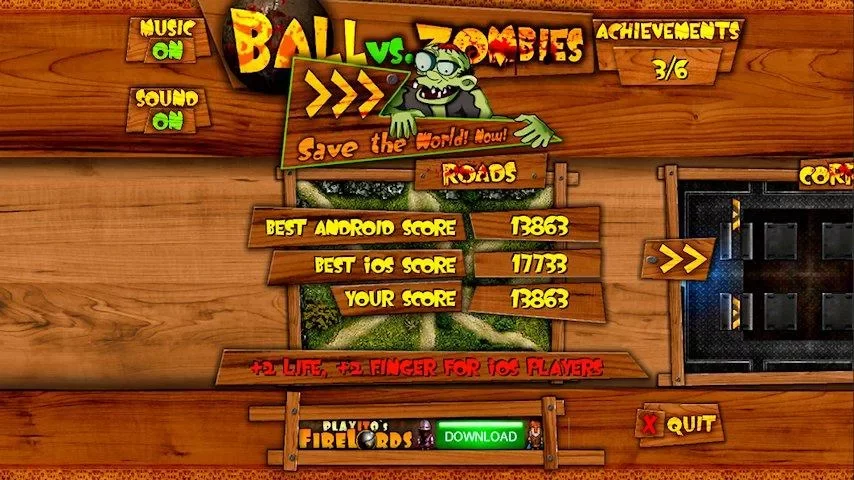 Ball vs. Zombies FREE截图6