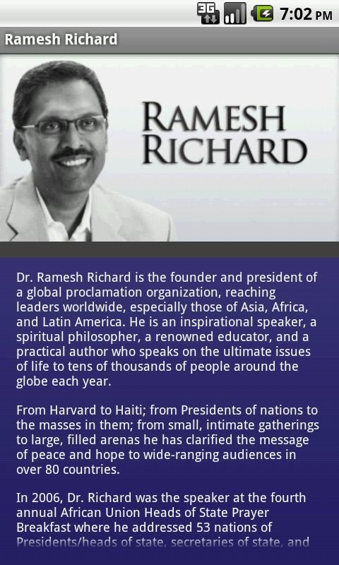 Ramesh Richard截图2