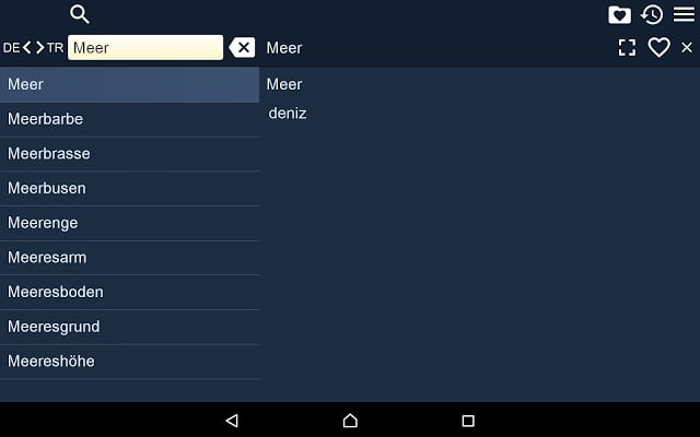 German Turkish Dictionary Free截图1