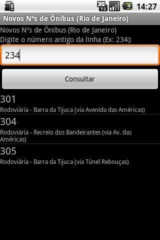 Novos Nºs de Ônibus (Rio de Janeiro)截图1