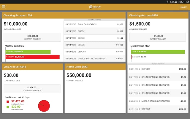 NB|AZ Business Mobile Banking截图3