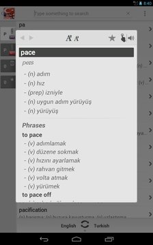 Dictionary Turkish English截图