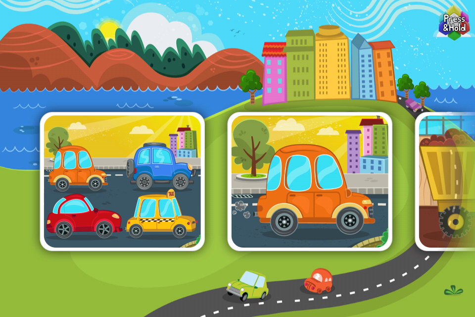 Cars & Trucks Puzzle for Kids截图10