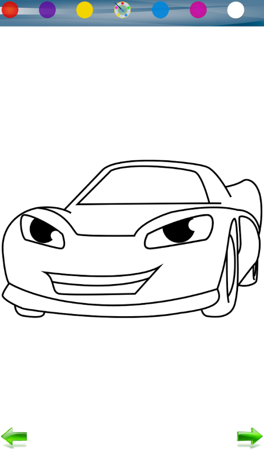 Race Car Coloring Game截图6