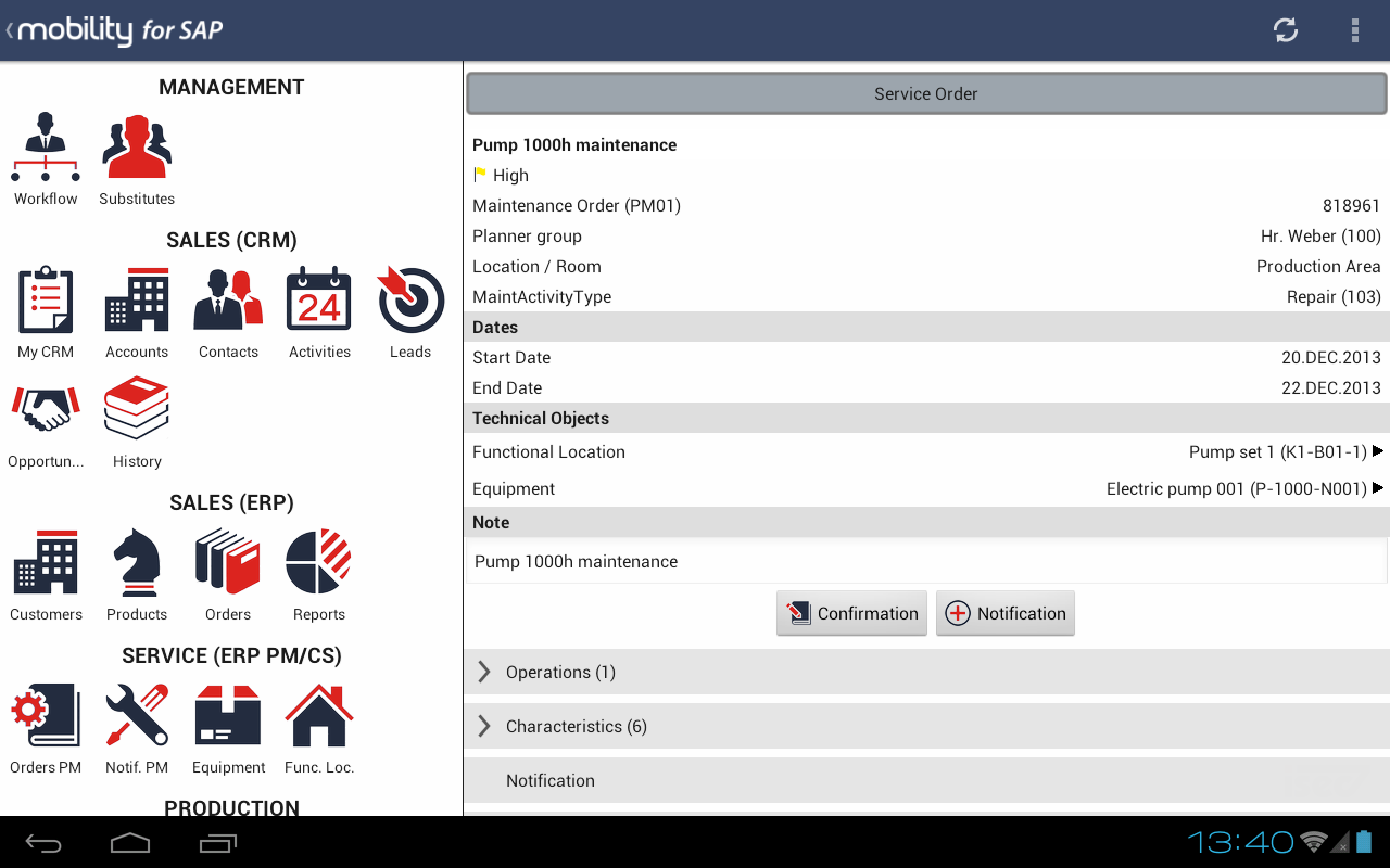 Mobility for SAP for SECTOR截图3