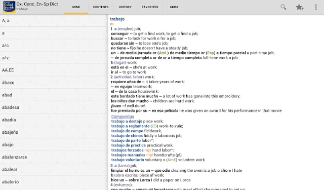 Concise Oxford Spanish Dict TR截图5
