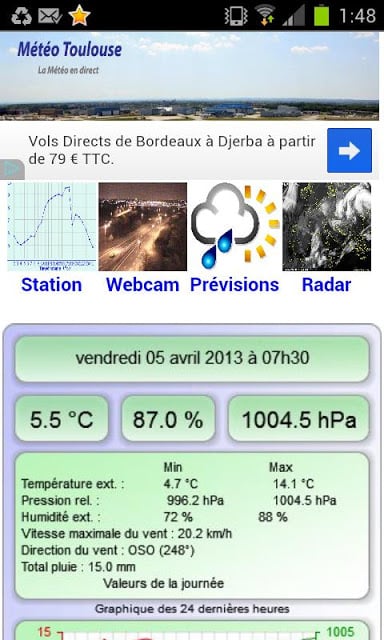 Station M&eacute;t&eacute;o Toulouse截图1