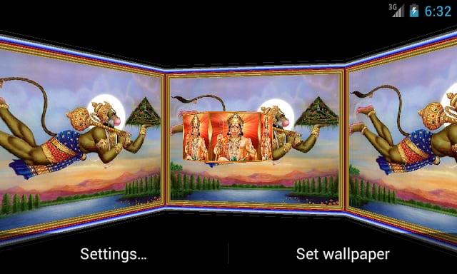 Veer Hanuman 3D Live Wallpaper截图1