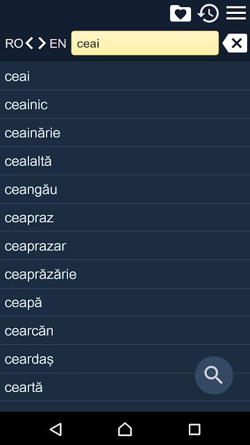 English Romanian Dictionary Fr截图2