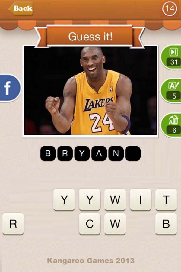 4 Pics 1 Player ! Sport Quiz截图1