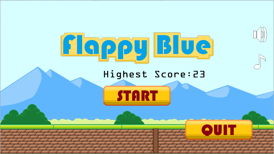 Flappy Blue截图1