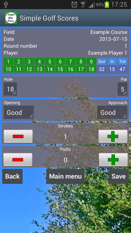 Simple Golf Scores截图3