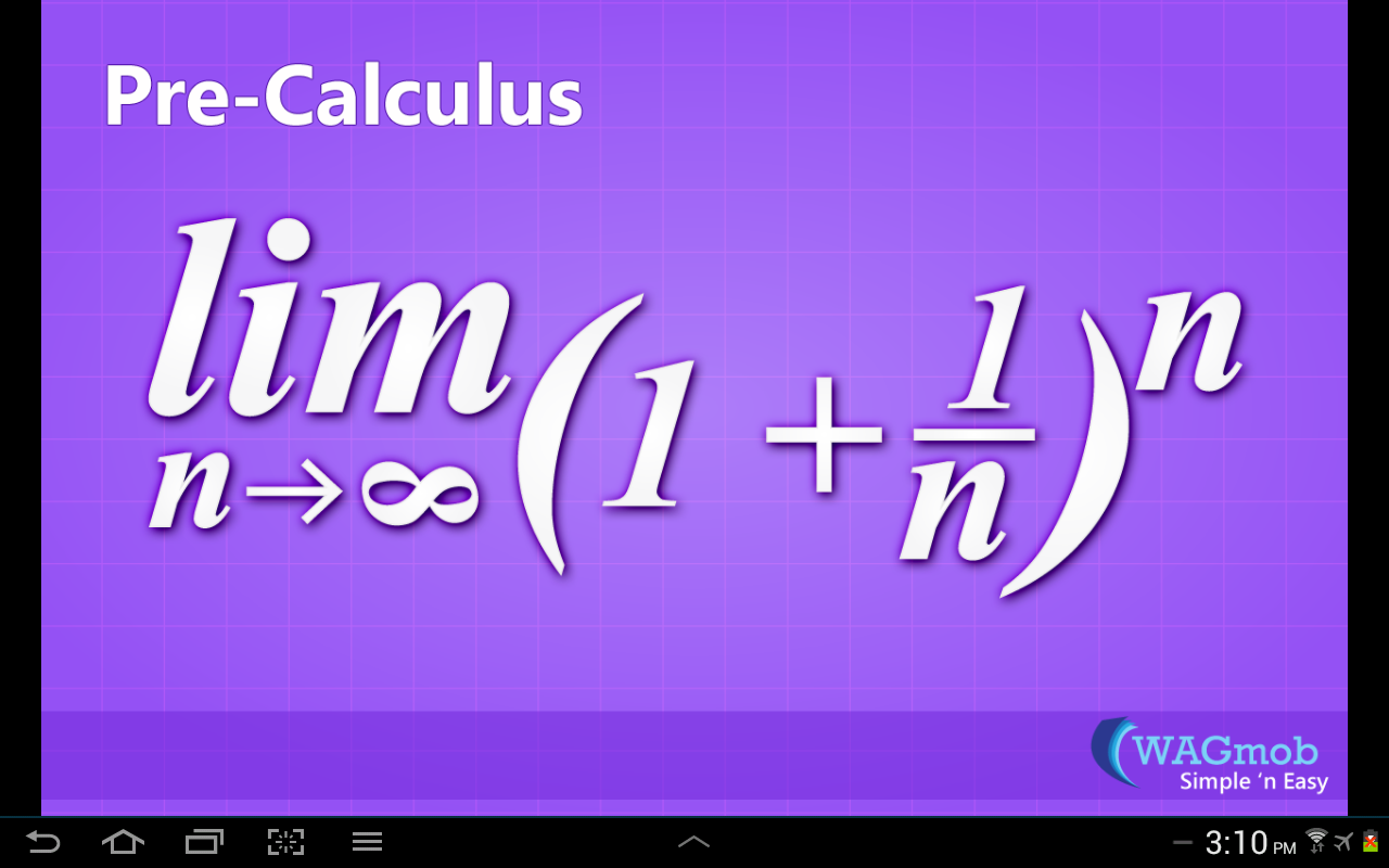 Pre-Calculus by WAGmob截图1