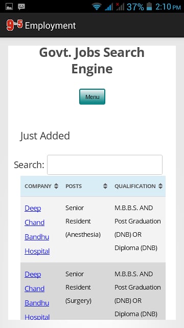 Govt Jobs Search Engine截图5