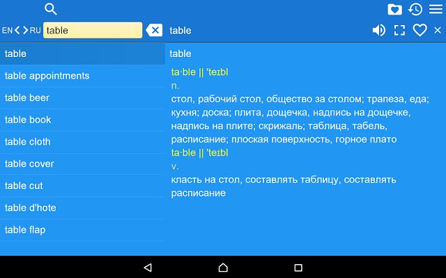 English Russian Dictionary Fr截图2