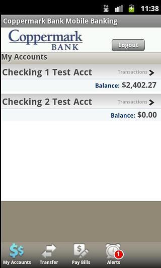 Coppermark Bank Mobile B...截图1