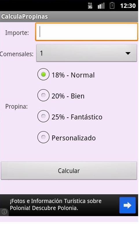 Calculadora de Propinas截图1