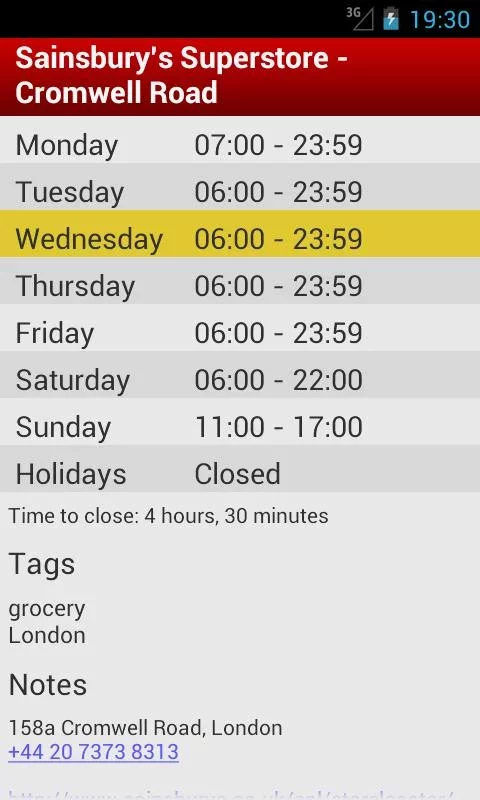 My Opening Hours Pro截图2