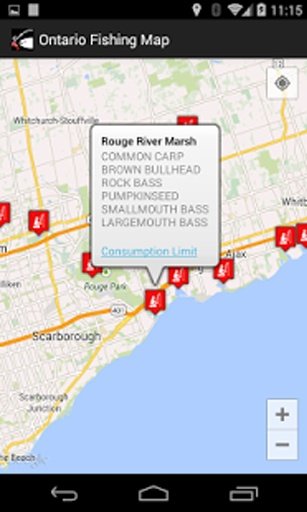 Ontario Fishing Map截图1