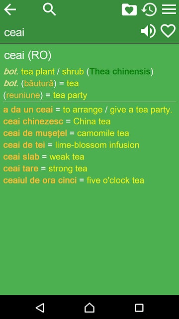 English Romanian Dictionary Fr截图10