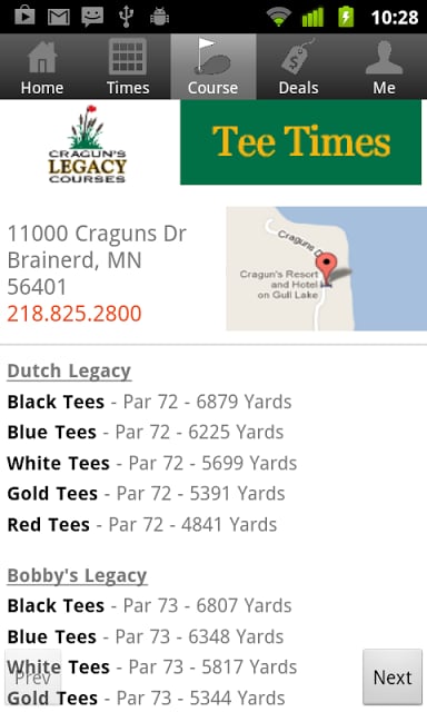 Cragun's Legacy Golf Tee Times截图3