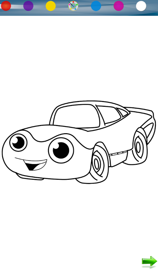 Race Car Coloring Game截图5