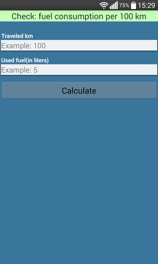 Fuel calculator Lite截图5