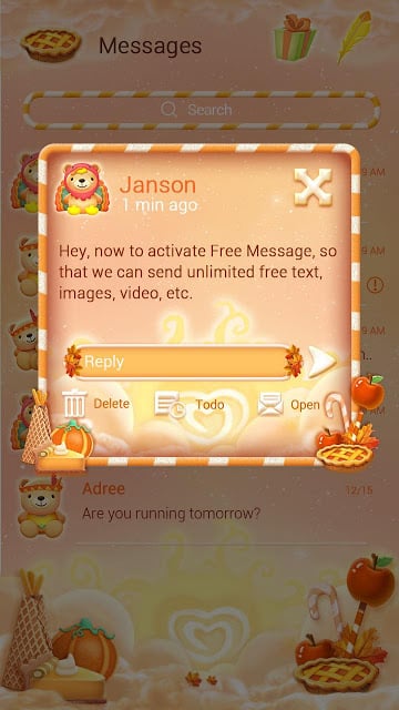 FREE-GO SMS THANKSGIVING THEME截图6