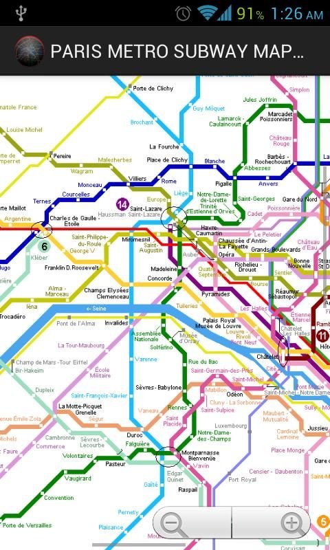 PARIS METRO SUBWAY MAP HD截图1