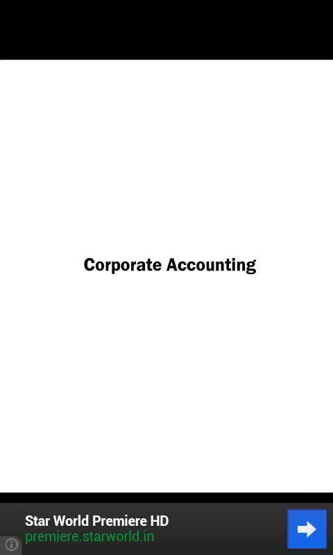 Corporate Accounting截图3
