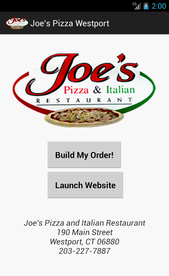 Joe's Pizza Westport截图1