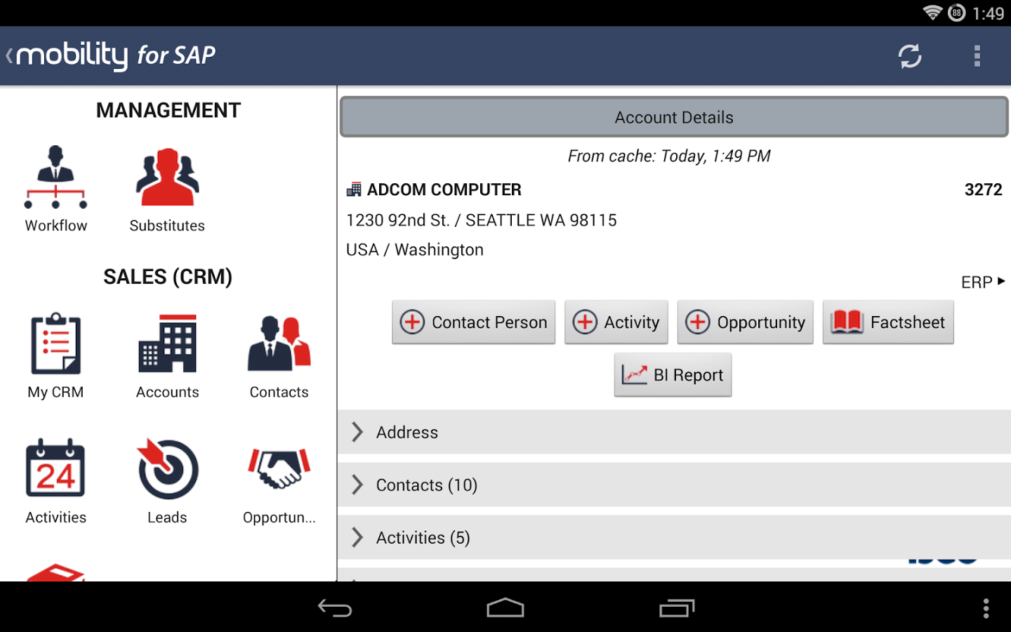 Mobility for SAP for SECTOR截图6