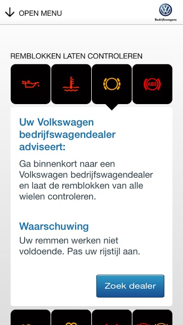 VW Bedrijfswagens Service App截图1