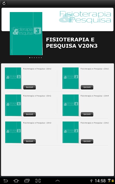 Fisioterapia e Pesquisa截图2