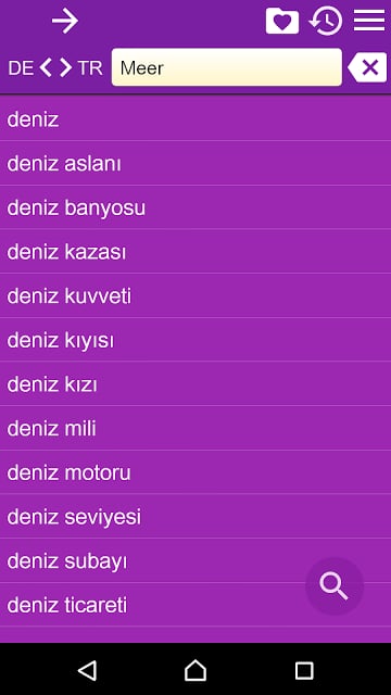 German Turkish Dictionary Free截图3