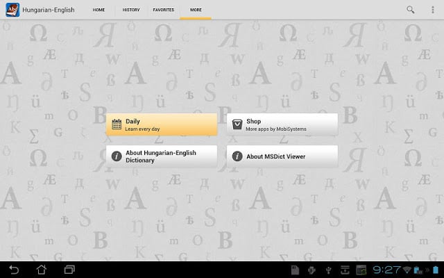 Hungarian&lt;&gt;English Dictionary截图6