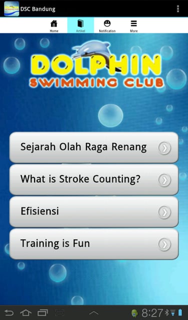 Dolphin Swimming Club Bandung截图8