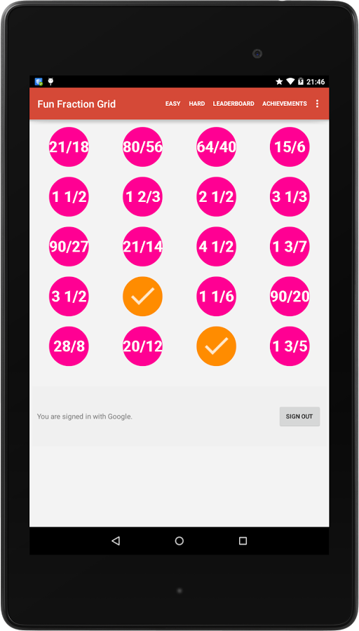 Fun Fraction Grid截图4