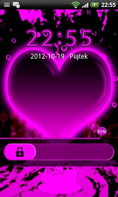 Hearts Theme for GO Locker截图2