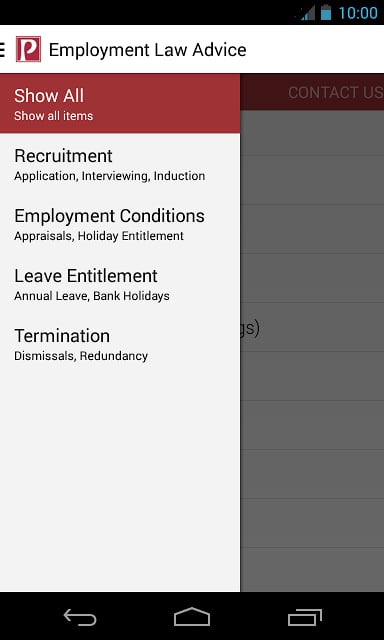 Employment Law A - Z Guide截图4