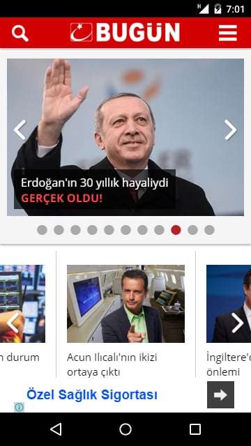 Bug&uuml;n Gazetesi截图2