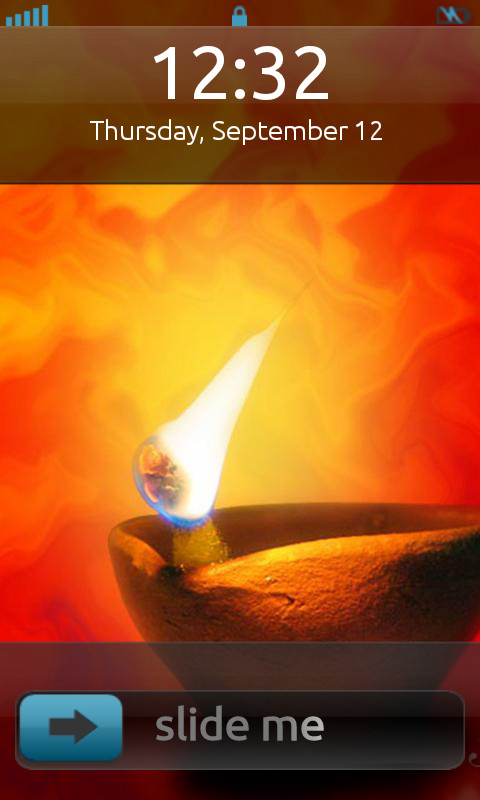 Diwali Diya iLock截图1