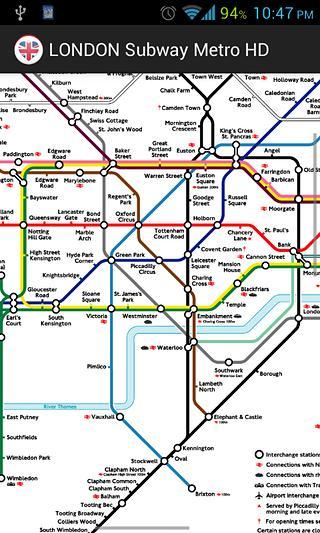 LONDON Subway Metro HD截图4