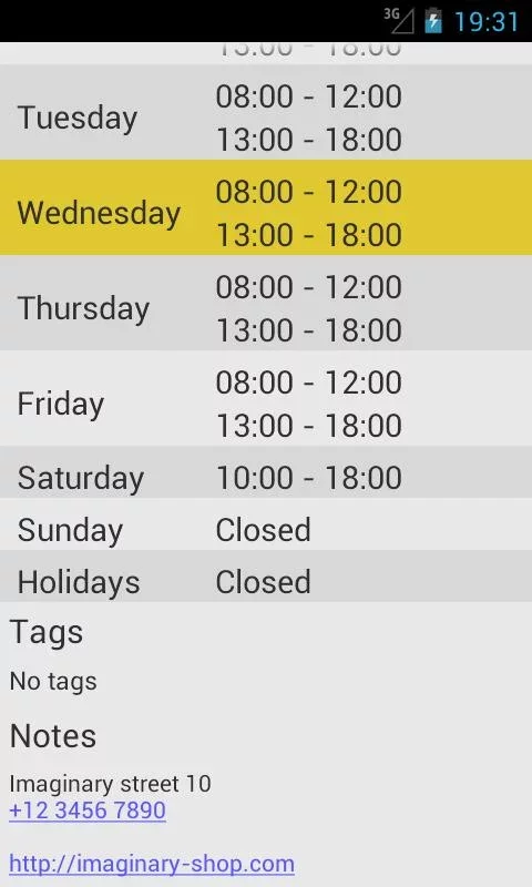 My Opening Hours Pro截图3