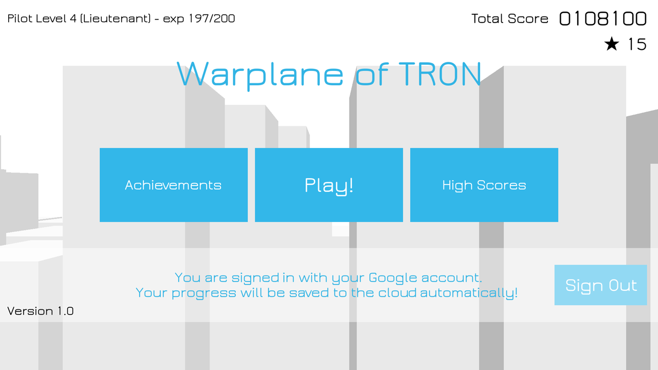 Warplane of TRON截图2