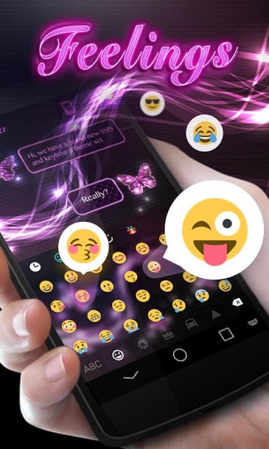 Feelings GO Keyboard Theme截图4