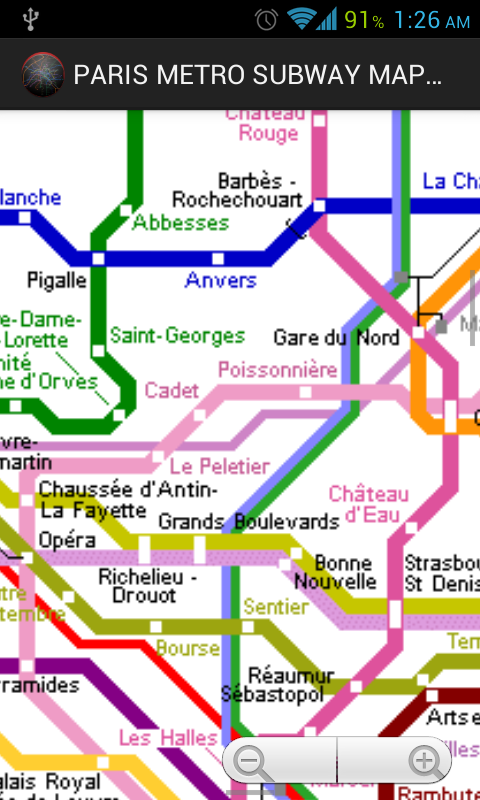 PARIS METRO SUBWAY MAP HD截图3