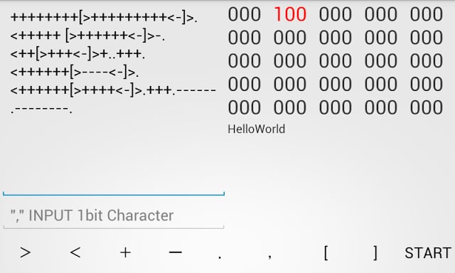 Brainfu*k-インタプリタ-截图3