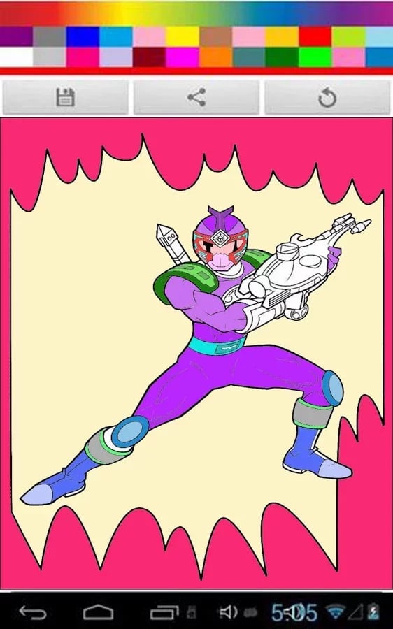 Coloring : Power Rangers...截图4