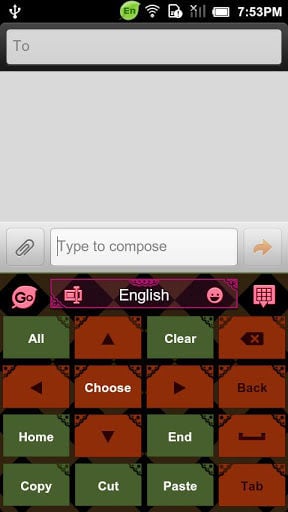 GO Keyboard Nostalgic theme截图2